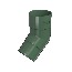 ТН ПВХ 125/82 мм, колено трубы 135°, зеленый, шт. - 3